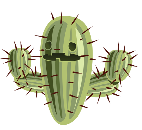 Cactus de dessin animÃ©