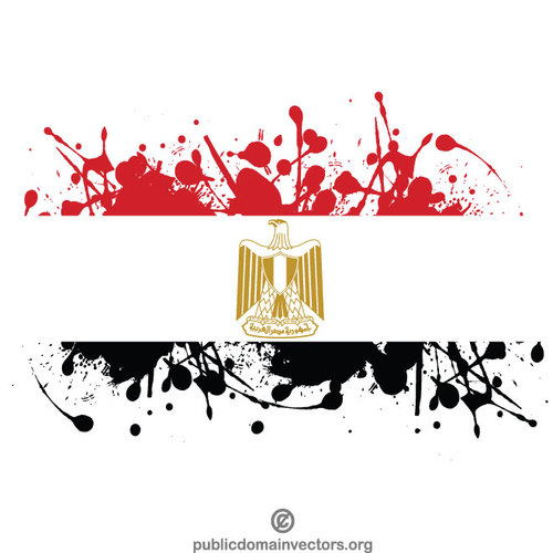 Staten Egypt flagg