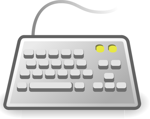 IlustraciÃ³n de vector de PC teclado icono