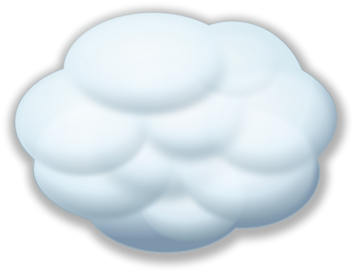 Immagine vettoriale nube di Internet