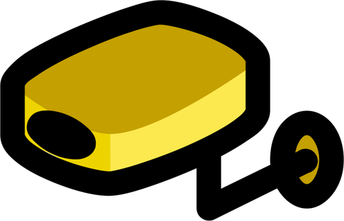 Illustration vectorielle du symbole de camÃ©ra de surveillance