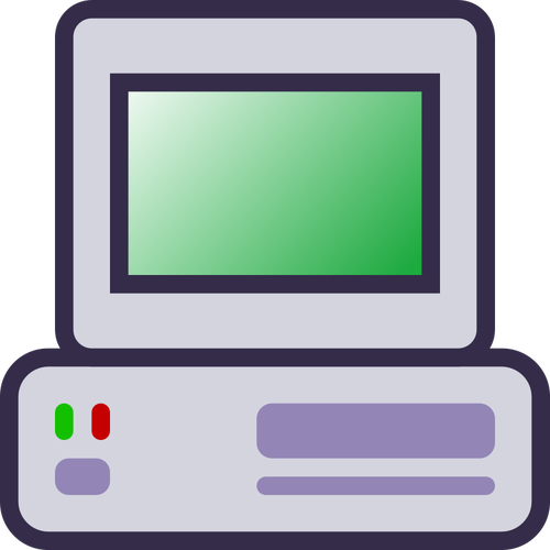 Dator vÃ¤rd ikon vektorbild