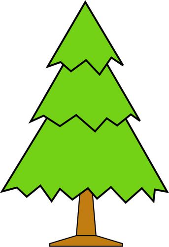 Ãrbol de Navidad simple vector