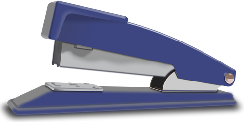 Blue Stapler vector graphics