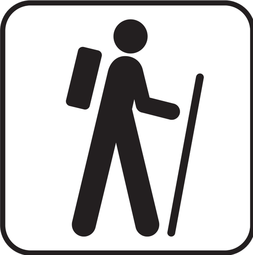 Icono de senderismo