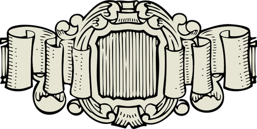 Vector de la imagen de triple bobina sello de decoraciÃ³n