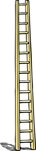 Vector graphics of tall ladder