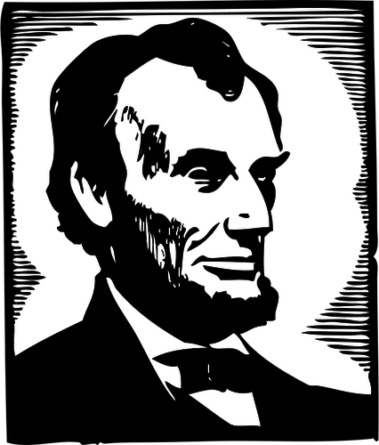 VektorovÃ½ obrÃ¡zek Abrahama Lincolna