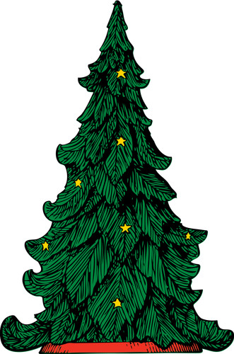 Desenho vetorial de Ã¡rvore de Natal