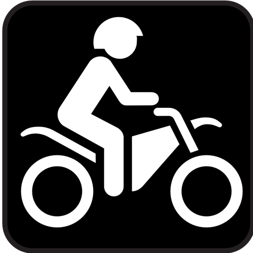 Piktogram pro motocykly pouze vektorovÃ½ obrÃ¡zek
