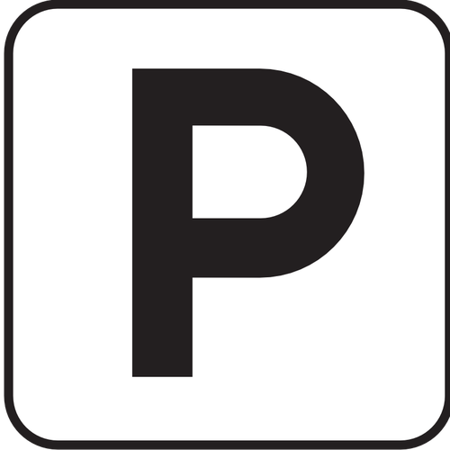 US National Park Karten Piktogramm fÃ¼r einen Parkplatz-Vektor-Bild