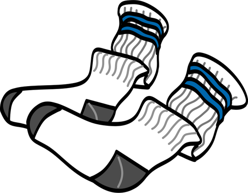 Immagine vettoriale atletico crew socks