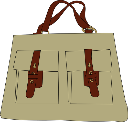 Illustrazione vettoriale di borsetta