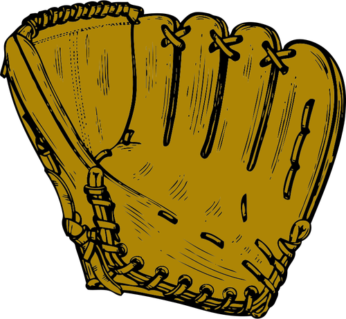 Baseball glove vektor gambar