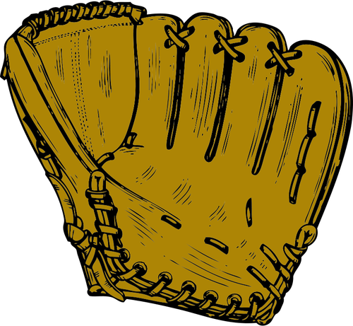 Baseball-Handschuh-Vektor-Bild