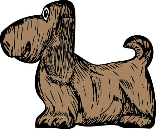 Basset Hound pup vectorillustratie