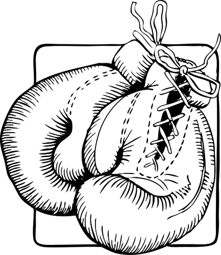 Boxing gloves vector graphics