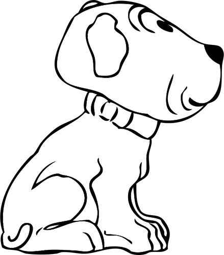 Desenho de cachorrinho vetorial