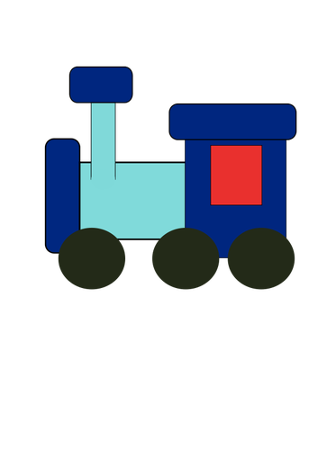 JucÄƒrie vector ilustrare a trenului