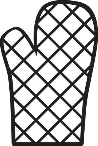 Ofen-Mitt-Symbol