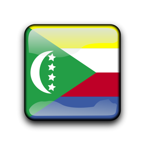 Vector bandeira de ilha de Comores