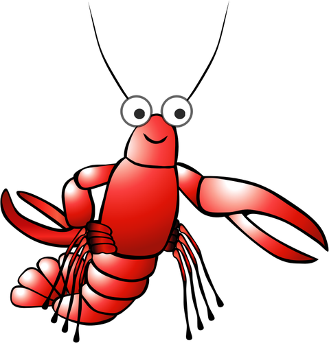 Kartun merah lobster