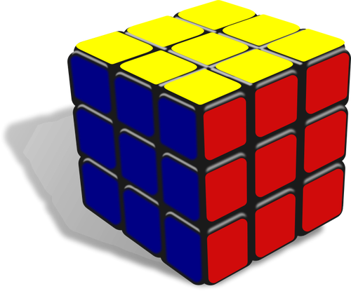 Rubiks kube nÃ¦rbilde vektorgrafikk utklipp
