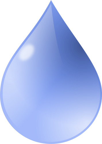 Vatten droppe vektorbild