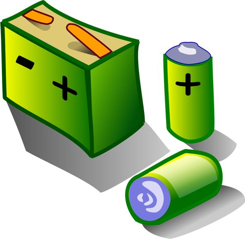 IlustraÅ£ie de baterii È™i acumulatori