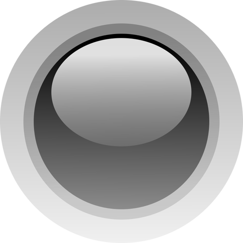 Illustration vectorielle de doigt taille bouton noir