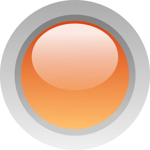Finger size orange button vector drawing