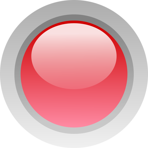 Image vectorielle de doigt taille bouton rouge