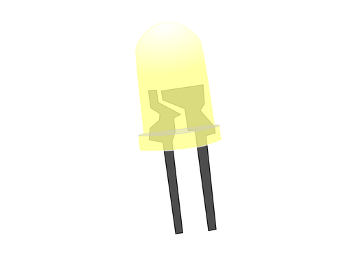 Gele LED-lamp