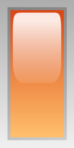 IlustraciÃ³n de vector de caja naranja rectangular