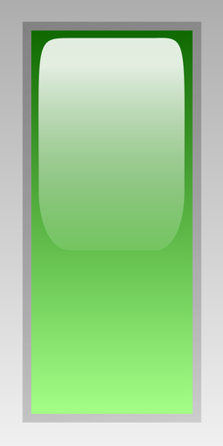 Rechthoekige groene doos vector illustraties