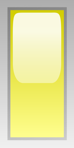 Illustration vectorielle rectangulaire boÃ®te jaune
