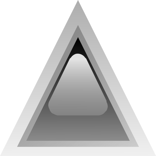 Nero ha condotto il disegno vettoriale di triangolo