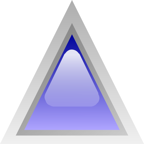 ModrÃ½ led trojÃºhelnÃ­k vektorovÃ© grafiky
