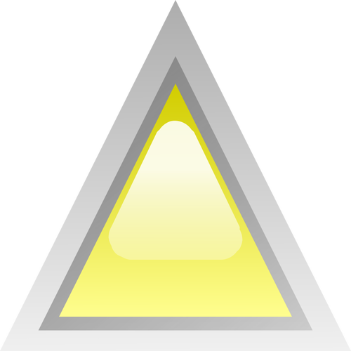IlustraÅ£ie de vector triunghi led galben