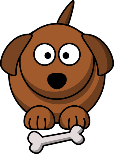 Image vectorielle de dessin animÃ© chien
