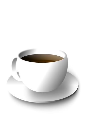 Vectorillustratie van koffie of thee in cup