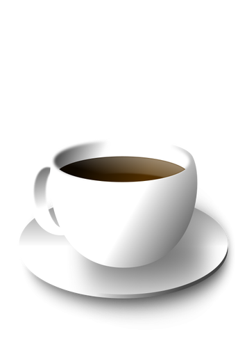 Vector Illustrasjon av kaffe eller te i cup