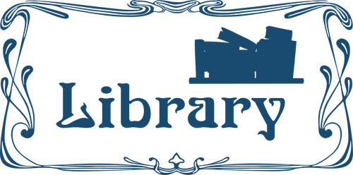 Biblioteket dÃ¸ren tegn
