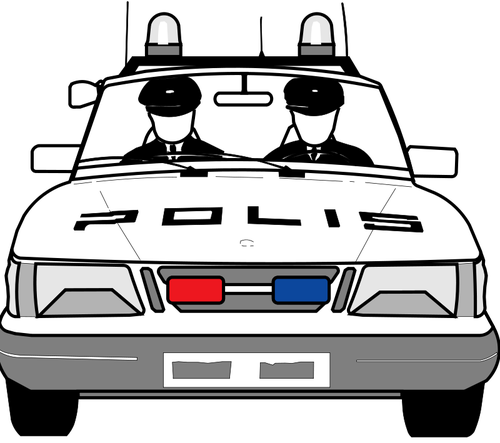 PolicejnÃ­ auto vektor