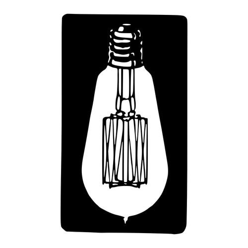 Vecchia immagine di lampadina
