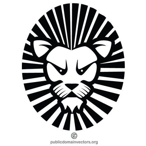 Lion tatovering design