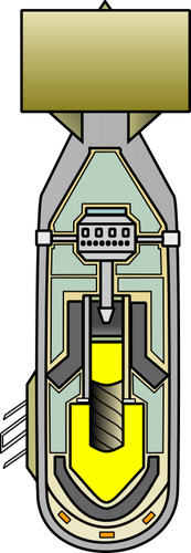 Vektor Klipart atomovÃ© bomby diagramu