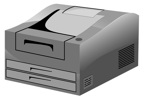 Laser Printer ln vector afbeelding