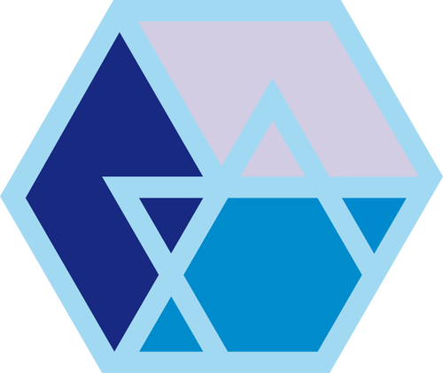 Logo-ul albastru vectoriale