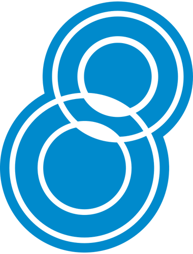 Ilustracja wektorowa logo wody